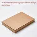 16k extra thick retro kraft paper blank sketchbook for drawing and sketching - Kraft Inner Page / 16K Large (260 Pages)