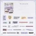 Inspirierende englische Zitat-Aufkleber für Scrapbooking und kreative Journal-Deko - Wenige Worte
