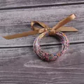 A 5-piece set of transparent silicone bangles filled with vibrant colorful seed beads - 5 Pieces / Mixed Beads Champagne