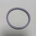 High-quality shining purple glitter silicone bangle bracelet with a minimalist round design - Light Purple