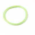 Fashionable glittering light green silicone bracelet 5mm PVC bangle for women style - Light Green