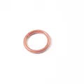 Minimalist 3mm silicone jelly ring in metallic rose gold finish for fashion accessories - Size 6 / Rose Gold