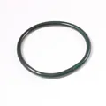 Minimalist dark green 5mm PVC silicone shiny bangle bracelet for women fashion jewelry - Dark Green