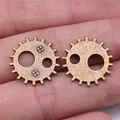 19mm vintage χάλκινο μενταγιόν γρανάζι για DIY κοσμήματα και κατασκευές αξεσουάρ. - Κρεμαστό Γρανάζι (A13077) / 1 Τεμάχιο / Αντίκες Χάλκινο