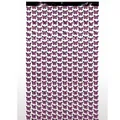 Premium 1x2m rosa Schmetterling Alufolie Flittervorhang für Party Türfransen Dekoration - Rosa Schmetterling