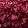 Artificial silk rose petals in dark red for romantic wedding and room decoration - 100 Pieces / Dark Red (#2)