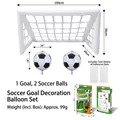 3D inflatable football goal and soccer balloon set for sports theme party decoration - Soccer Goal Set
