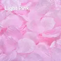 Simulation silk rose petals in light pink for wedding party and romantic room decor - 100 Pieces / Light Pink (6#)