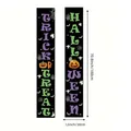 Juego de pancartas de Halloween Trick or Treat para decoración de puertas 180x30 - Estilo Halloween Truco O Trato / 180x30cm