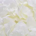 Creamy white 7# artificial rose silk petals for romantic wedding and party decoration - 100 Pieces / Creamy White (#7)