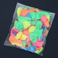 Pack de ballons à eau multicolores en latex néon pour jeux d'eau d'été en extérieur - 120 Pièces/Pack (Recharge)