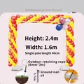 Adjustable balloon arch kit with water bases, 2.4m height for events and weddings - Arch Kit Large