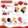Leopard cherry balloon set with red lips for bachelorette birthday party decoration. - Leopard Cherry Set 5
