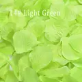 Light green artificial rose petals 14# variant for wedding decor - 100 Pieces / Light Green (14#)