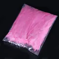 Pack of 100 pink decorative feathers for Bobo ball stuffing and DIY party decor - 100 Pieces Set / Pink