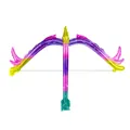 Ballon en aluminium arc-en-ciel coloré en forme d'arc et de flèche pour fête d'enfants - Dégradé / 50 Pièces