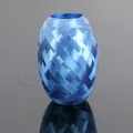 Royal blue football-shaped curling ribbon for wedding balloons and gift wrapping - 10mx5mm / Blue