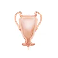Rose gold trophy shaped foil balloon for party decorations and festive celebrations. - Rose Gold Trophy / 1 Piece