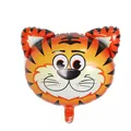 Cute tiger head foil balloon for children's birthday party decoration - Medium Tiger Head