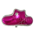 Palloncino in alluminio a forma di cappello da cowboy rosa e argento per feste - Cappello Rosa