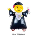 Globo grande de papel de graduación doctor smiley 103x80cm para decoración de fiestas - Estilo Doctor Cuerpo Completo Grande / 103x80cm