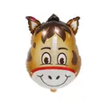 Cute cartoon donkey head shaped aluminum foil balloon for birthday party decorations - Medium Donkey