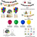 Back to school party decoration set with balloons, banners and cake toppers for classrooms - Back To School Party Kit Two (DAC200)