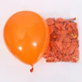Set di palloncini in lattice arancione opaco per matrimoni e feste di compleanno - Confezione da 100 pezzi / Arancione