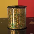 250 yards holographic gold laser ribbon for balloon decoration and party supplies - 250 Yards/Pack / Gold