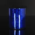 Holographic blue laser ribbon roll for wedding decoration and balloon stringing. - 250 Yards/Pack / Sapphire Blue