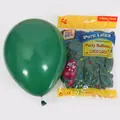 Set di 100 palloncini in lattice verde scuro opaco da 10 pollici per decorazioni feste - Confezione da 100 pezzi / Verde