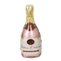 Rose gold champagne bottle foil balloon for birthday party celebration and decorations - Champagne Color Bottle