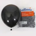 Palloncini in lattice nero opaco spesso 10 pollici 2,2g per decorazioni matrimoni 100pz - Confezione da 100 pezzi / Nero