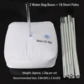 Kit d'arche de ballons pliable avec 2 bases d'eau et 18 poteaux pour mariages - Kit d'Arche de Ballon (Style Sac d'Eau) / 18 Tiges Courtes + 2 Bases de Sac d'Eau