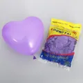 12 inch purple heart-shaped latex balloons for romantic wedding and proposal decor - Heart / 100 Pieces/Pack / Purple