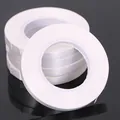 Multi-roll white double-sided adhesive tape for balloon decoration and flower styling - White Ribbon / 10 Meters