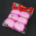 Six rolls of 5mm x 10m pink plastic ribbons for wedding and party balloon decoration - Solid Pink Ribbon / 6 Rolls/Pack