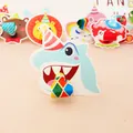 Cute blue shark cartoon party blowout whistle for children's birthday celebrations - Shark / 10 Pieces Pack