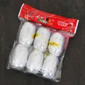 6-pack of silver laser glitter curling ribbons for birthday party and wedding decor - Laser Silver / 6 Rolls/Pack