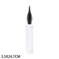 Handheld manual balloon air pump with black ribbed nozzle and white body, 3.5x24.7cm - White Air Pump