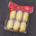 6-pack of 5mm x 10m golden laser holographic ribbons for party balloon decoration - Laser Gold / 6 Rolls/Pack