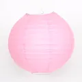 Classic decorative pink round paper lantern for weddings, festivals and home parties. - 15cm / Pink
