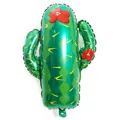 Vibrant cactus-shaped green aluminum foil balloon for festive party decorations - Cactus