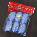 Six-pack of light blue curling ribbon for balloon decor, 5mm x 10m rolls for party use - Solid Blue Ribbon / 6 Rolls/Pack