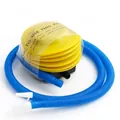 Yellow and blue manual foot-operated bellows air pump for balloons and swimming rings - Foot Operated Air Pump