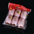 Pack of 6 rose gold laser glitter ribbons for birthday balloon party decoration, 5mm x 10m - Laser Rose Gold / 6 Rolls/Pack