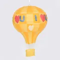 16-Zoll gelbe Heißluftballon-Papierlaterne mit I Love You-Aufdruck zur Dekoration - 16 Zoll 40cm / I LOVE YOU