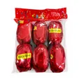 Six rolls of decorative red laser metallic ribbons for party balloons 5mm by 10m - Laser Red / 6 Rolls/Pack
