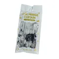 Silver foil fringe curtain 2x1m for birthday and party decoration in retail package - Silver / 2mx1m