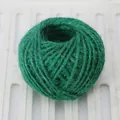 Natural green jute twine roll for DIY crafts, party decorations and gift wrapping - Green Jute Twine (30 Meters)